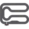 Extra Large Track (12,5m and 4 cars)